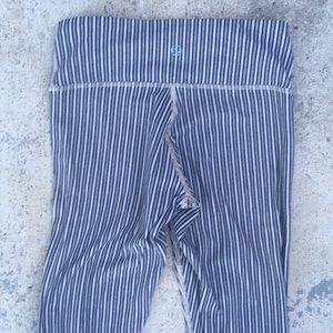 Lululemon Striped Workout Leggings